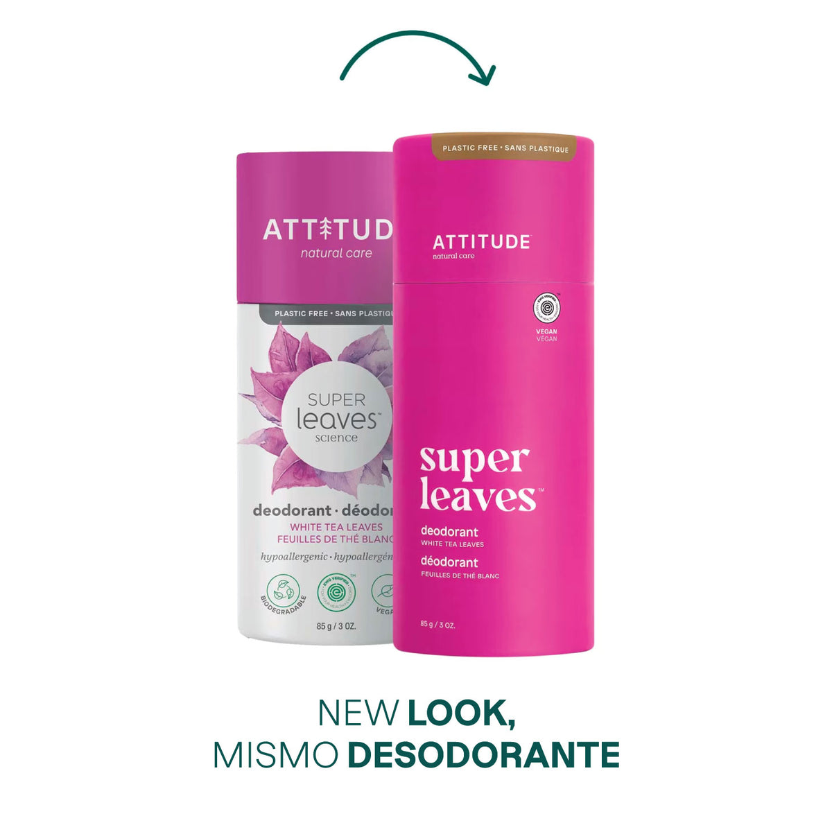 Desodorante Natural Te blanco 85gr