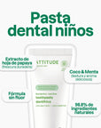 Pasta Dental sin flúor - Niños 120 gr + Cepillo GRATIS