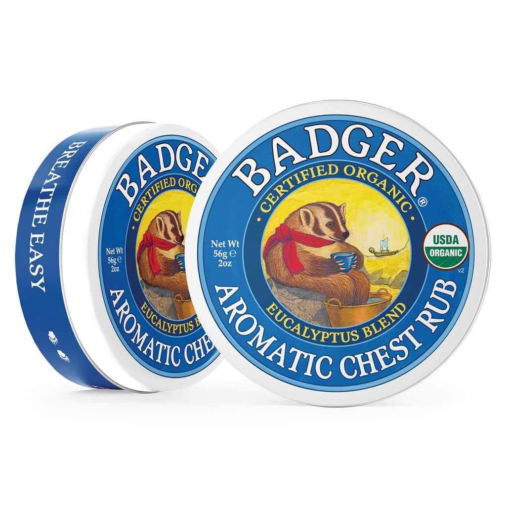 Bálsamo orgánico para el resfrío Badger