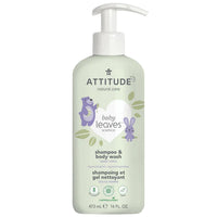 Shampoo & gel de baño natural Baby Leaves Sweet Apple 473ml