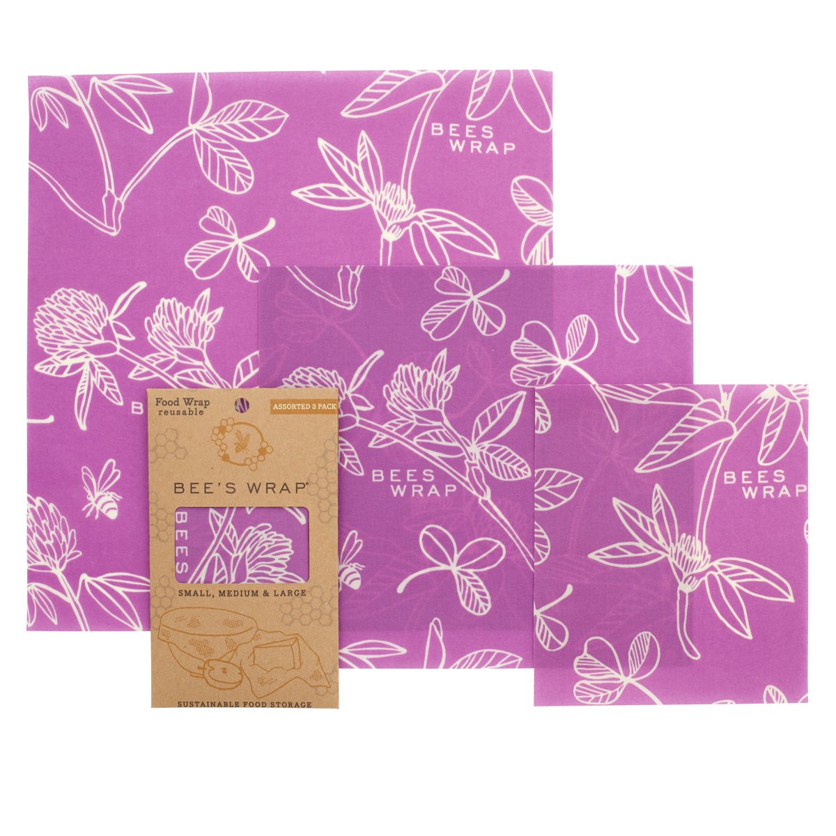 Pack de 3 Tamaños (S,M,L) - Flores