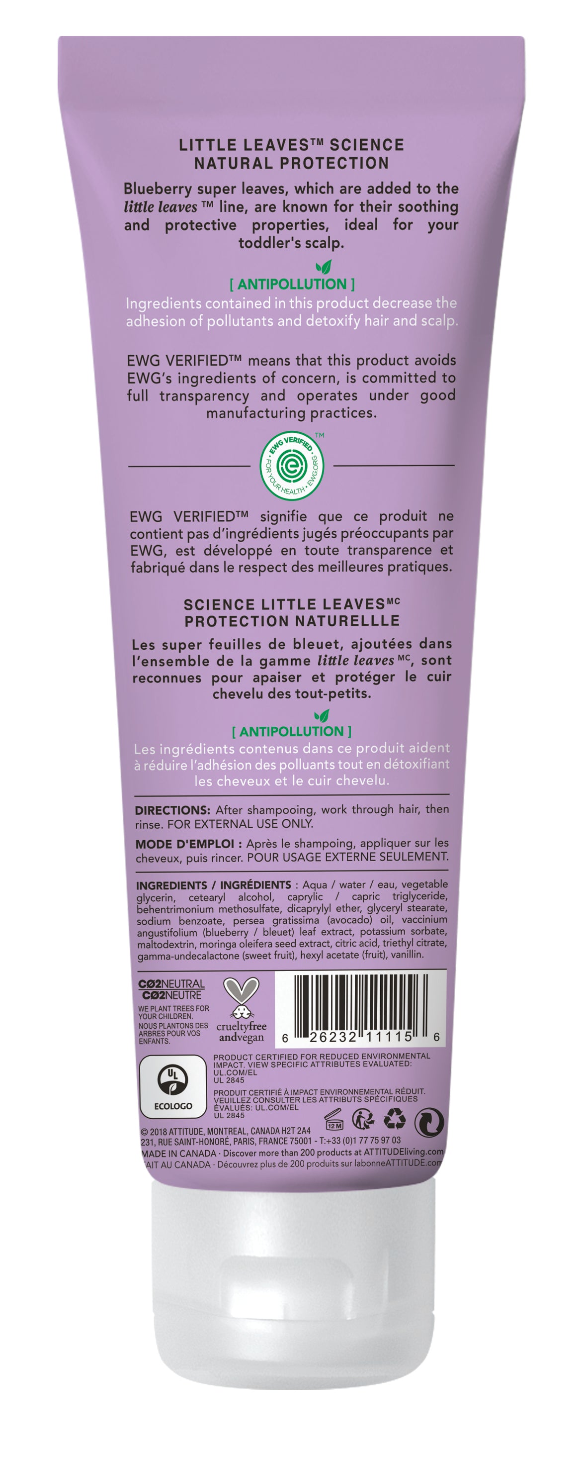 Acondicionador natural Vainilla y Pera 240 ml