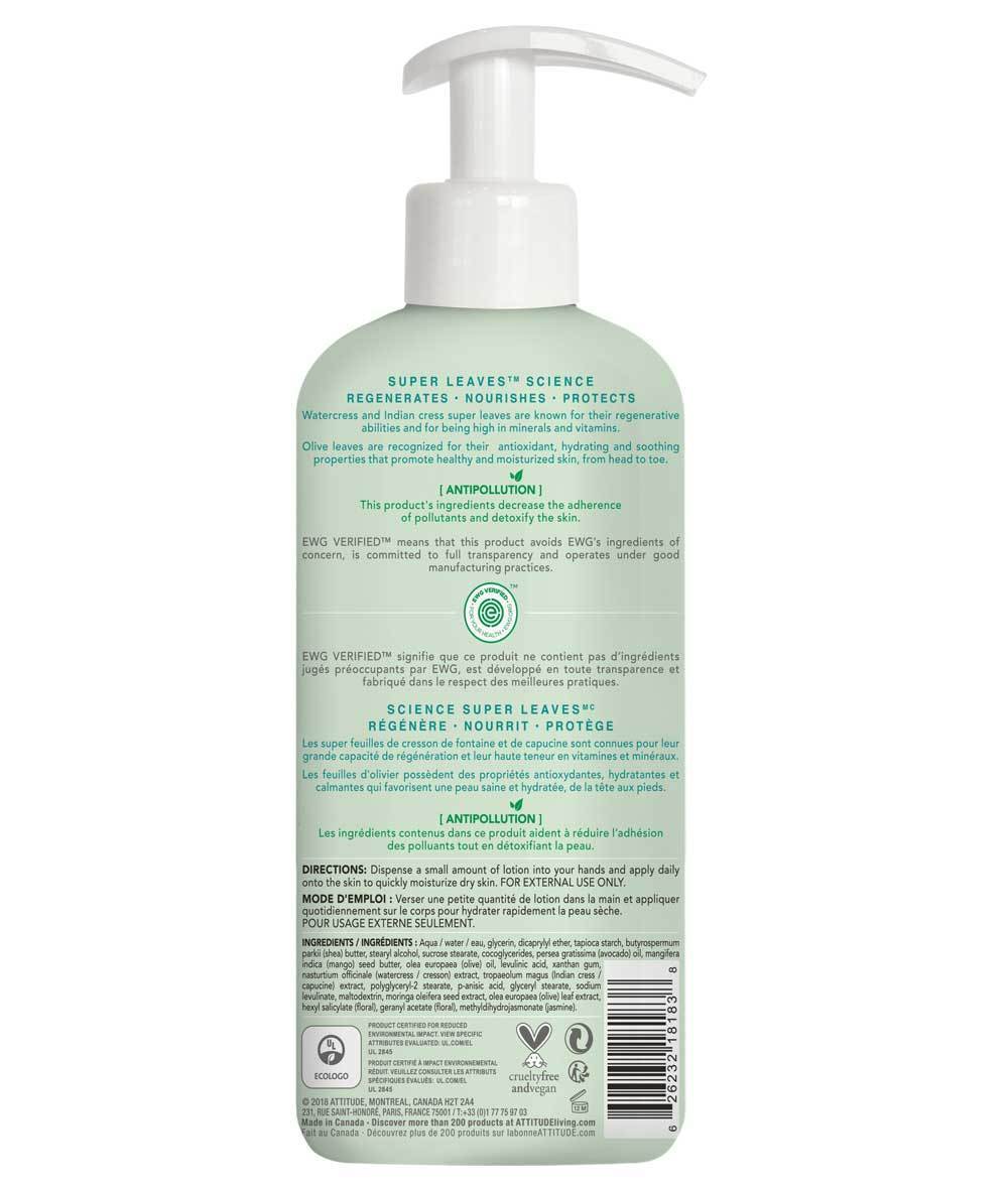 Crema Corporal Natural Attitude  - Nutrición Intensa 473 ml