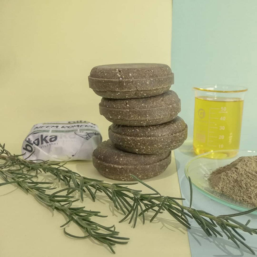 Shampoo sólido neem romero - 50 g