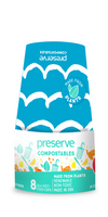 Vasos Compostables x 8 (12oz) - Color Azul