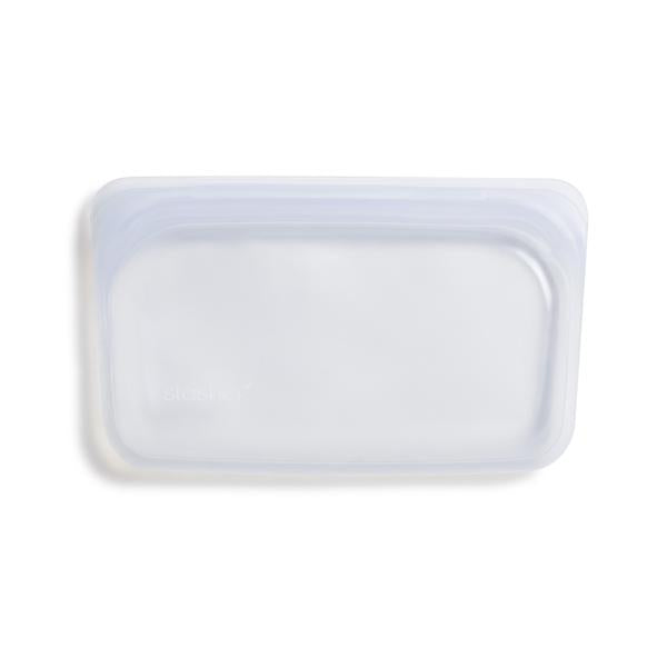 Bolsa de silicona Stasher para snacks.