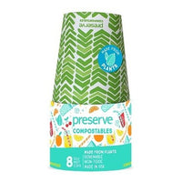 Vasos Compostables x 8 (12oz) - Color Verde