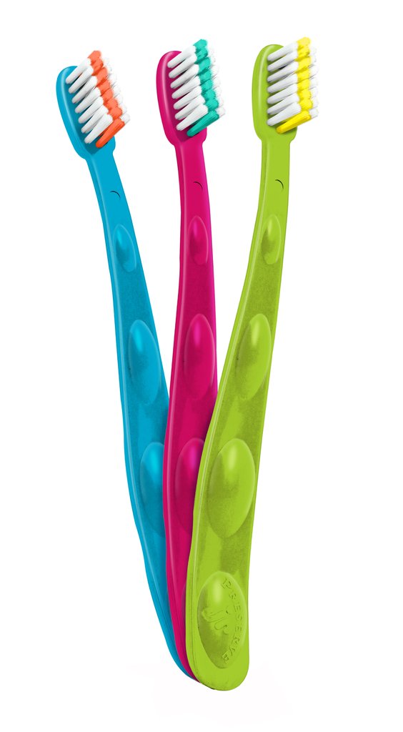 Cepillo de Dientes Niños (Suave) - Color Fucsia